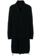 Poème Bohémien Long Knitted Coat - Black