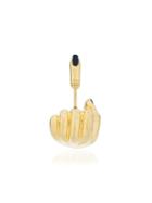 Anissa Kermiche French For Goodnight Black Earring - Gold
