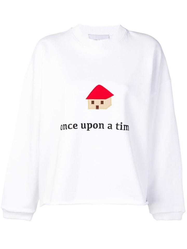 Mira Mikati Once Upon A Time Sweatshirt - White