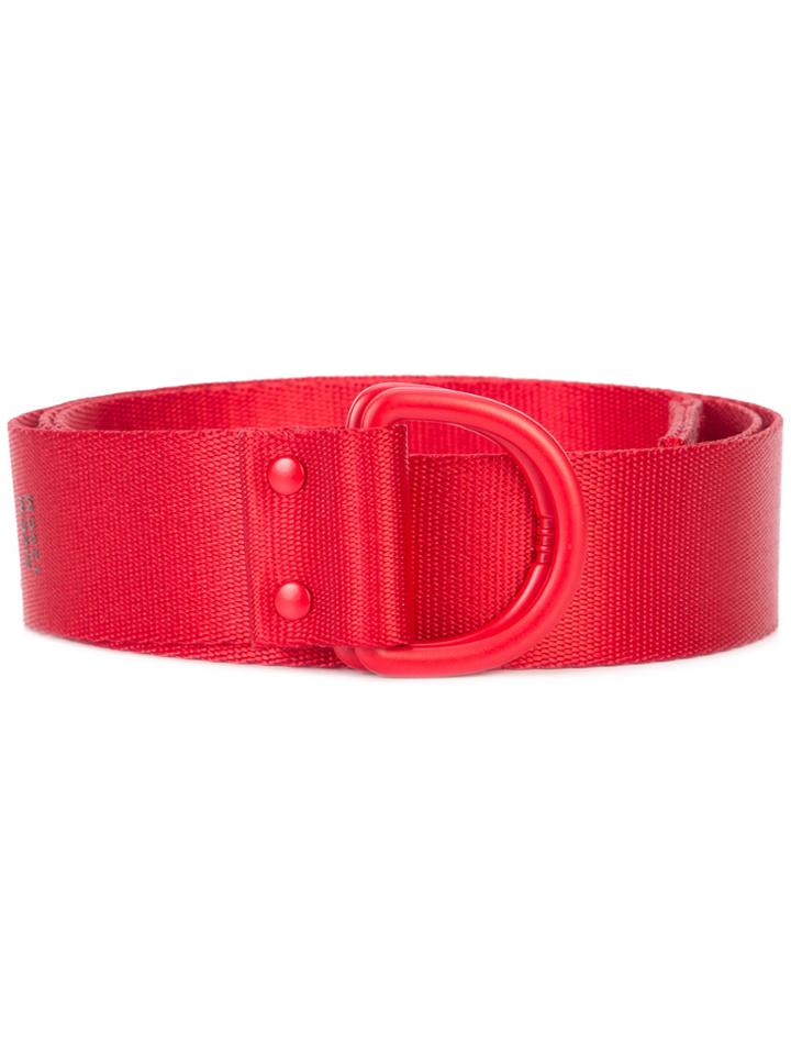 Y-3 D-ring Logo Belt - Red