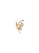Loquet 18kt Yellow Gold Lily Diamond Charm