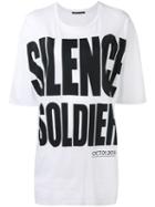 Haider Ackermann - Silence Soldier Print T-shirt - Women - Cotton - Xs, White, Cotton