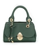 Sarah Chofakian Leather Bag, Green, Goat Skin