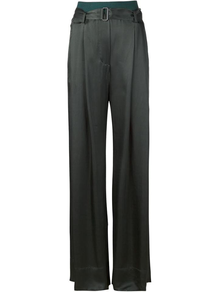 Ann Demeulemeester Belted Wide Leg Trousers