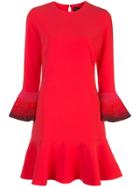 Sachin & Babi Embellished Cuff Dress - Red