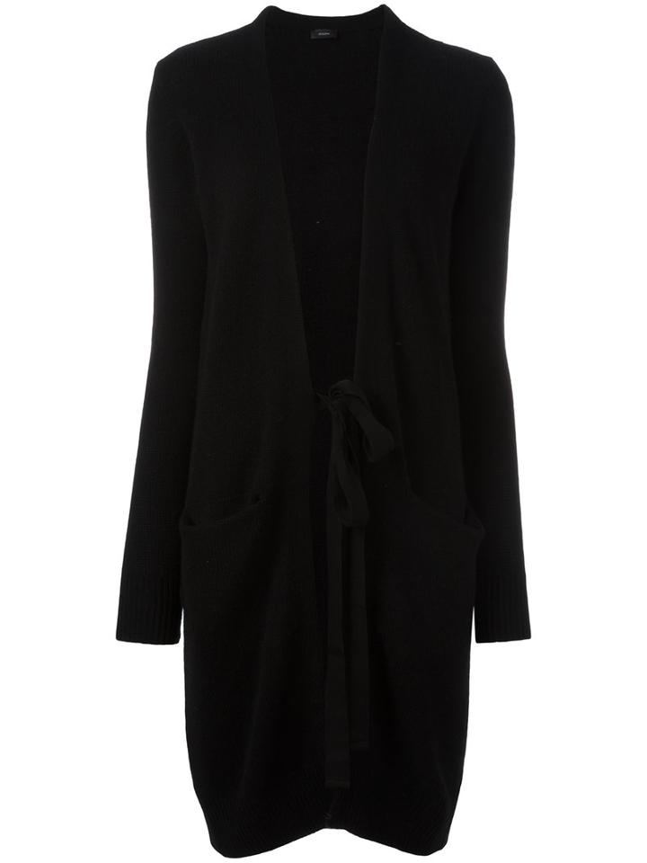 Joseph Long Cardigan, Women's, Size: Large, Black, Cashmere