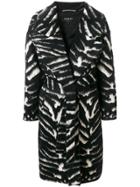 Rochas Large Collared Coat - Black