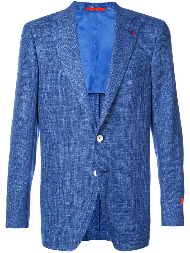 Isaia Classic Suit Jacket - Blue