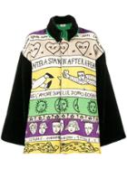 Jc De Castelbajac Vintage Abstract Print Oversized Coat - Nude &