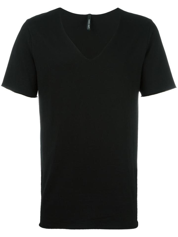 Giorgio Brato V-neck T-shirt, Men's, Size: Xs, Black, Cotton