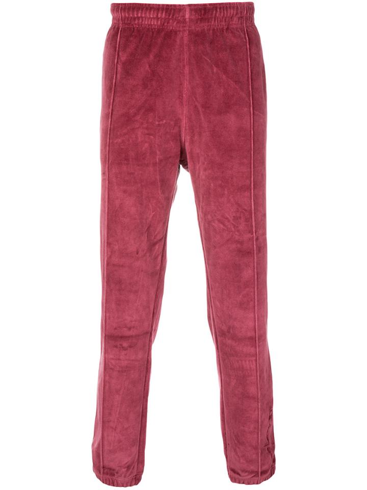 Champion Velour Track Pants - Pink & Purple