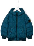 Stone Island Kids Padded Jacket, Boy's, Size: 8 Yrs, Blue