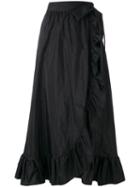 Isabel Marant - Alda Ruffled Maxi Skirt - Women - Silk/polyamide - 38, Black, Silk/polyamide