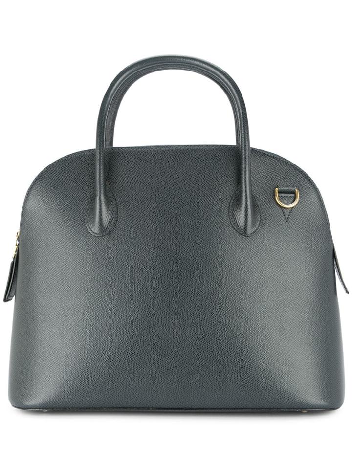Céline Vintage Logo Charm Tote Bag - Blue