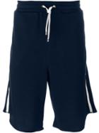 Armani Jeans Drawstring Track Shorts, Men's, Size: Xl, Blue, Viscose/cotton