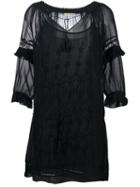 Ulla Johnson Frances Dress, Women's, Size: 8, Blue, Polyester/silk