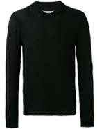 Maison Margiela - Distressed Knit Jumper - Men - Wool - M, Black, Wool