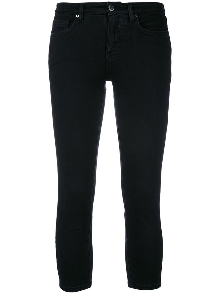 Victoria Victoria Beckham - Skinny Cropped Jeans - Women - Cotton/polyester/spandex/elastane - 29, Black, Cotton/polyester/spandex/elastane