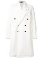 Sankuanz Double Breasted Coat - White