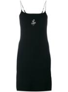 Alyx - Embroidered Rose Cami Dress - Women - Polyester/viscose - Xs, Women's, Black, Polyester/viscose