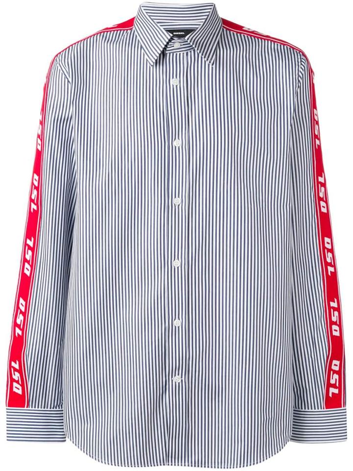 Diesel Striped Shirt - Blue