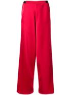Christopher Esber Bias Satin Trouser - Red