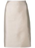 Emporio Armani Pencil Skirt - Neutrals