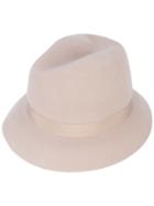 Loro Piana - Ingrid Velvet Hat - Women - Cotton/viscose/beaver Fur - M, Nude/neutrals, Cotton/viscose/beaver Fur