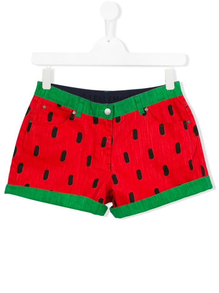 Stella Mccartney Kids Hula Shorts - Red