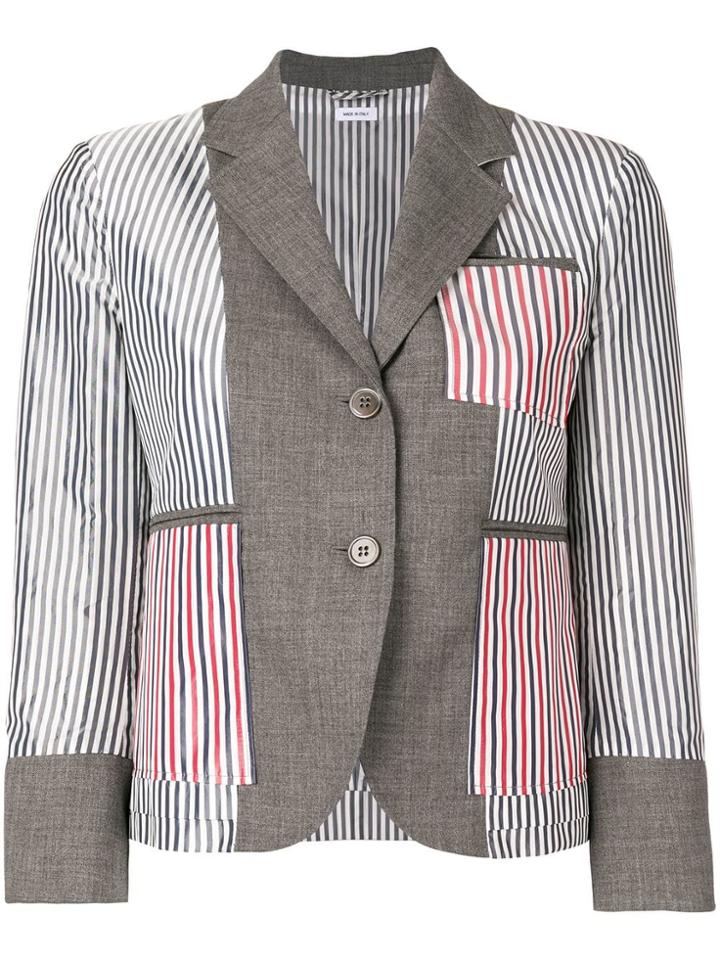 Thom Browne Inside-out Wool Sport Coat - Grey