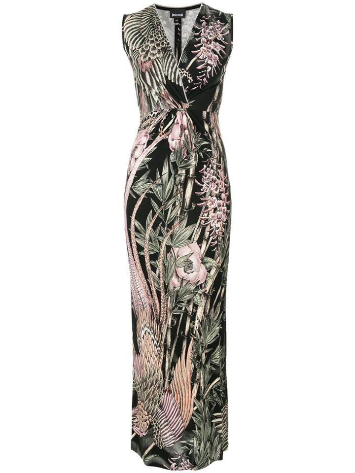 Just Cavalli New World Print Dress - Black