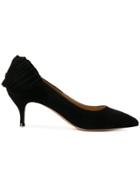 Twin-set Ruched Detail Pumps - Black