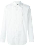 Comme Des Garçons Vintage Pleated Bib Shirt - White