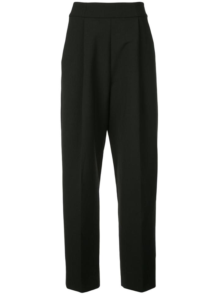 Oscar De La Renta High-waisted Trousers - Black