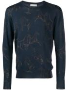 Etro Horse Print Sweater - Blue