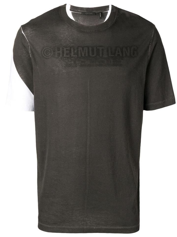 Helmut Lang Stencil Logo T-shirt - Brown