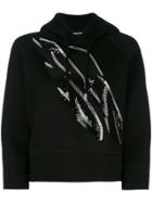 Dsquared2 Sequined Hoodie - Black
