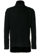 Maison Mihara Yasuhiro High Low Hem Jumper - Black