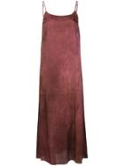Uma Wang Shift Slip Dress - Red