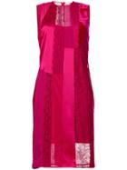 Givenchy Lace Detail Shift Dress - Pink & Purple