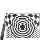 Versace Illusion Effect Clutch - Black