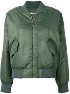 Chiara Ferragni Eye Applique Bomber Jacket - Green