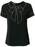 Boutique Moschino Bow Motif T-shirt - Black