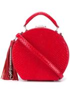 Saint Laurent Small Mica Hatbox Bag - Red