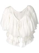 Mes Demoiselles Opphee Ruffled Top - White