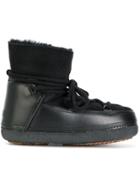 Inuiki Lace Up Snow Boots - Black