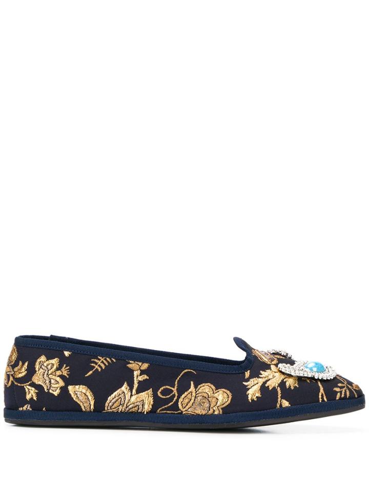 Giannico Venetian Slippers - Blue