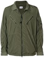 Cp Company Zipped Shirt Jacket - Green