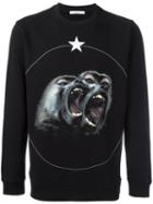 Givenchy Monkey Brothers Printed Sweatshirt, Men's, Size: Xxl, Black, Cotton