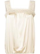 Twin-set Lace Strap Camisole Top - Nude & Neutrals